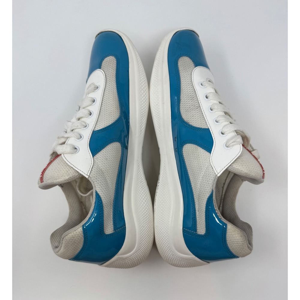 Prada Americas Cup Sneaker Light Blue Size 9 US 8 Prada - Picture 4 of 8